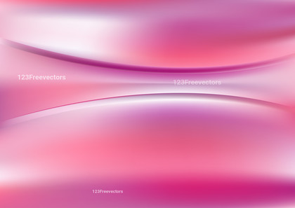 Abstract Shiny Pink and White Wave Background