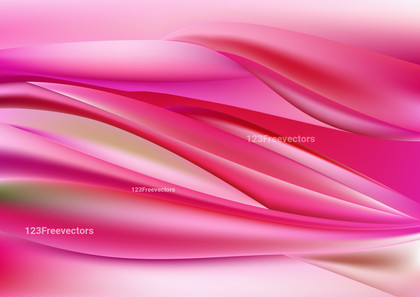 Abstract Glowing Pink and White Wave Background Vector Eps