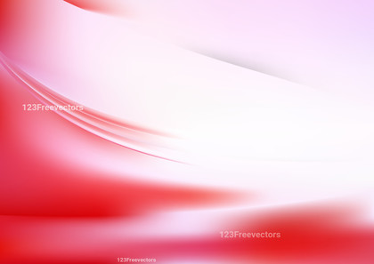 Shiny Red and White Wave Background