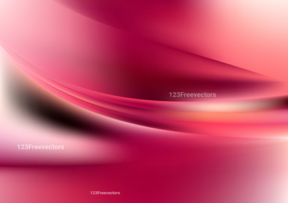Glowing Abstract Red and White Wave Background Vector Graphic
