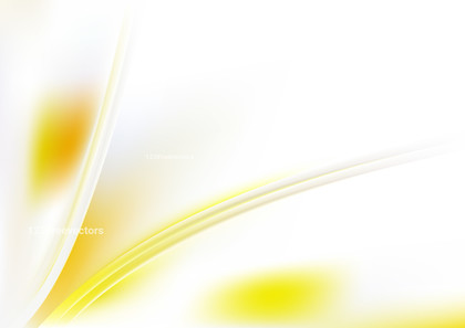 Abstract Yellow and White Shiny Wave Background