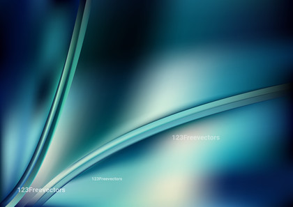 Glowing Abstract Blue and Beige Wave Background