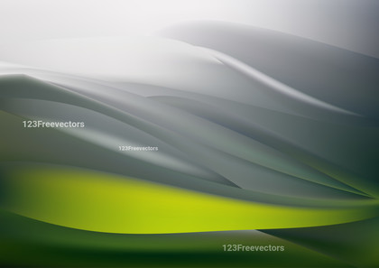 Green and Grey Shiny Wave Background