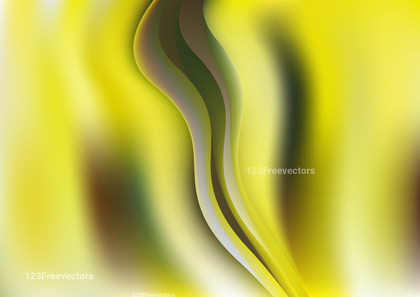 Green and Yellow Shiny Wave Background Image