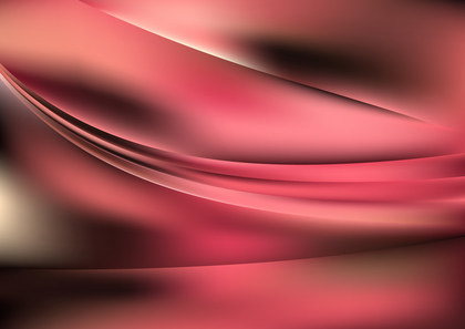 Abstract Pink and Brown Shiny Wave Background