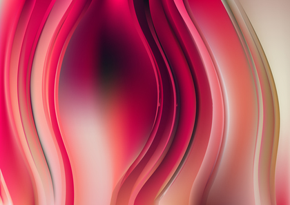 Shiny Pink and Brown Wave Background