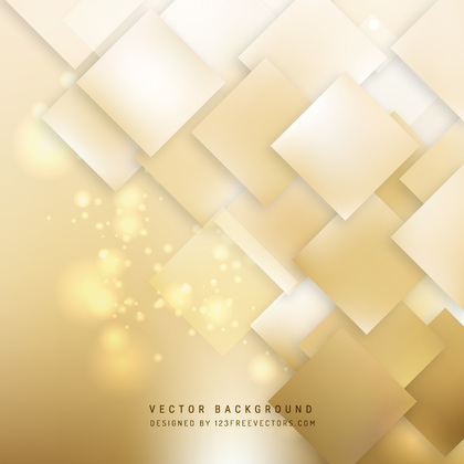 Light Gold Square Background Template