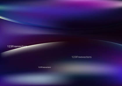 Shiny Black Blue and Purple Wave Background Image