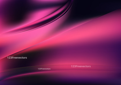 Pink Purple and Black Abstract Wave Background Template