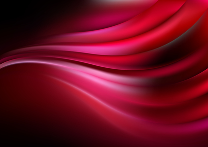 Pink Red and Black Abstract Wave Background Template Vector Art