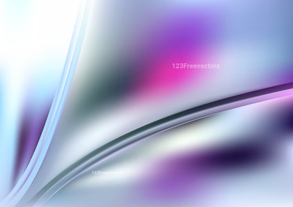 Abstract Glowing Pink Blue and White Wave Background