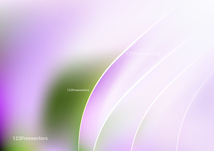 Glowing Abstract Purple Green and White Wave Background Vector Illustration