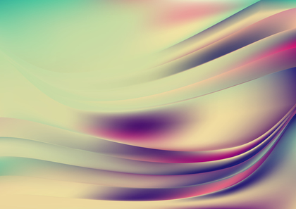 Abstract Pink Blue and Brown Wave Background Template Image