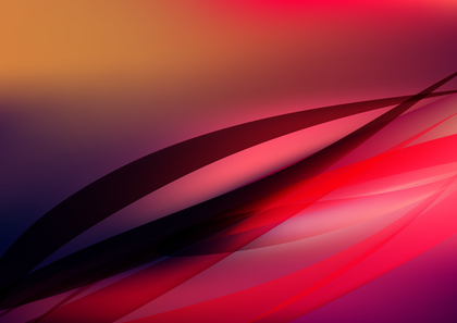 Abstract Pink Blue and Orange Shiny Wave Background