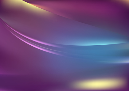 Pink Blue and Yellow Shiny Wave Background