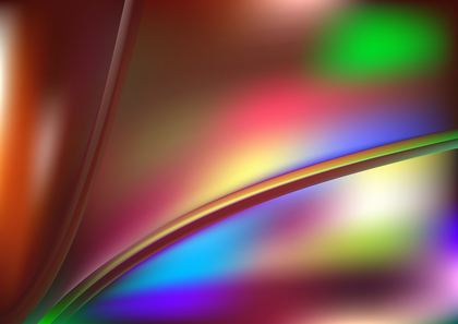 Glowing Red Green and Blue Wave Background