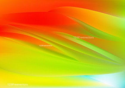 Red Green and Blue Abstract Wave Background