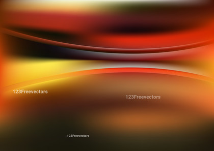 Glowing Abstract Red Green and Orange Wave Background