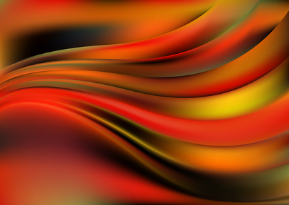Red Green and Orange Shiny Wave Background Image