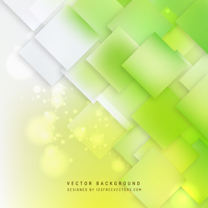 Yellow Green Square Background Design