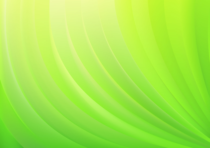 Lime Green Abstract Shiny Curved Stripes Background