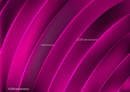 Abstract Dark Pink Glowing Curved Stripes Background