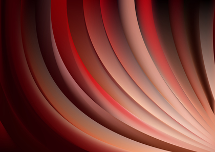 Abstract Dark Red Glowing Curved Stripes Background Illustration