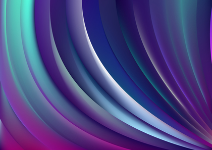 Blue and Purple Shiny Curved Stripes Background Vector Image