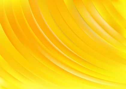 Shiny Orange and Yellow Curved Stripes Background