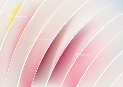Pink and Beige Shiny Curved Stripes Background