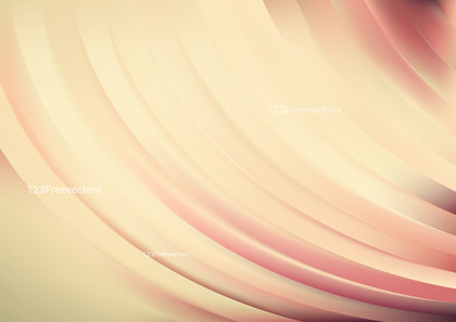 Abstract Pink and Brown Glowing Curved Stripes Background