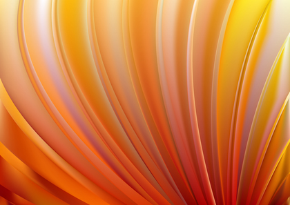 Shiny Red and Orange Curved Stripes Background