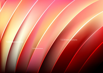 Abstract Beige Red and Black Glowing Curved Stripes Background Graphic