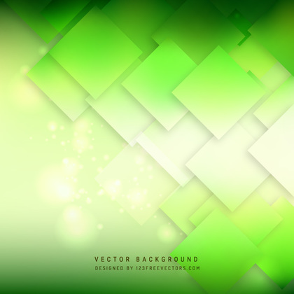 Green Square Background Template