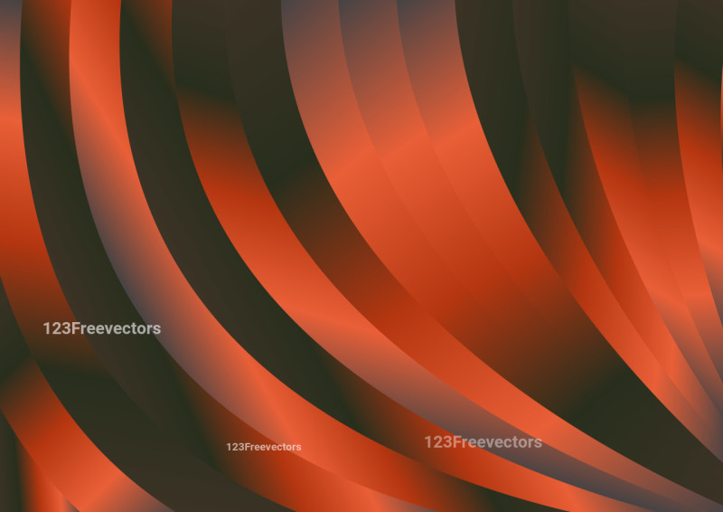 Dark Red Gradient Curved Stripes Background