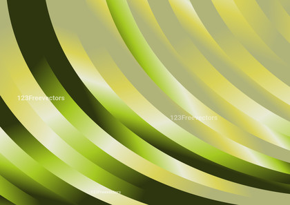 Green and Yellow Curved Stripes Gradient Background