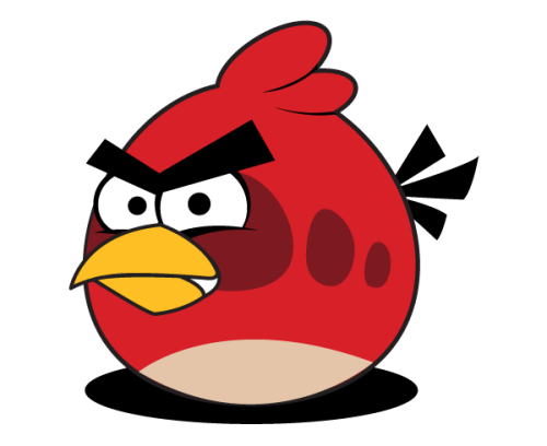 Free Red Angry Bird Vector