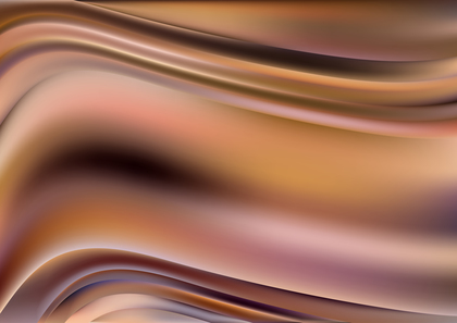 Brown Blurred Wave Background