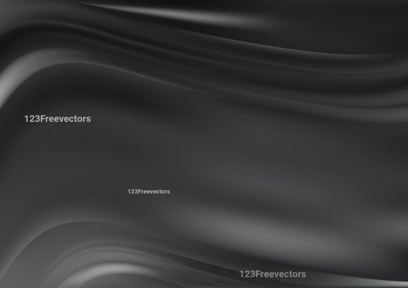 Abstract Dark Grey Blurred Wave Background