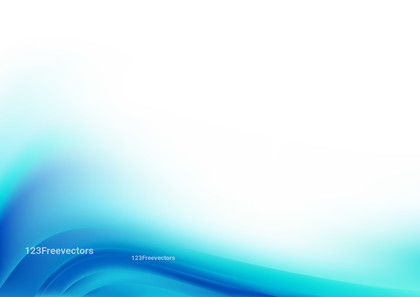 Abstract Blue and White Blurred Wave Background
