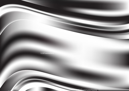 Grey and White Blurred Wave Background