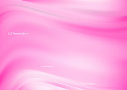 Pink and White Blurred Waves Background Vector Image