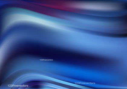 Abstract Pink and Blue Blurred Wave Background