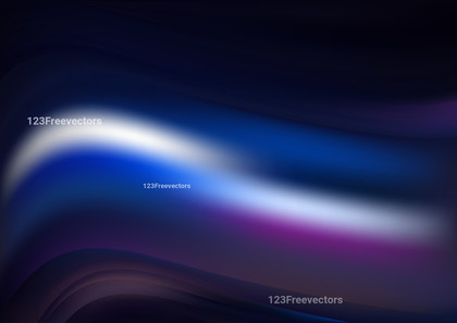 Abstract Black Pink and Blue Blurred Waves Background Vector Eps