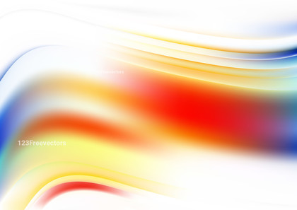 Red Yellow and Blue Blurred Wave Background