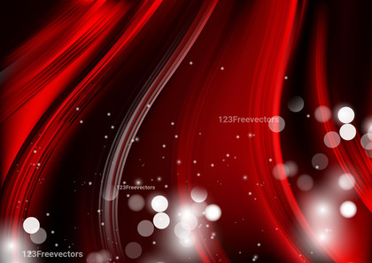 Abstract Cool Red Bokeh Vertical Wavy Background Vector