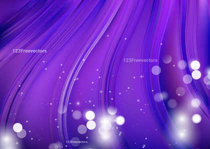Blue and Purple Bokeh Vertical Wavy Background