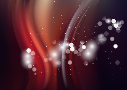 Red and Blue Bokeh Vertical Wavy Background