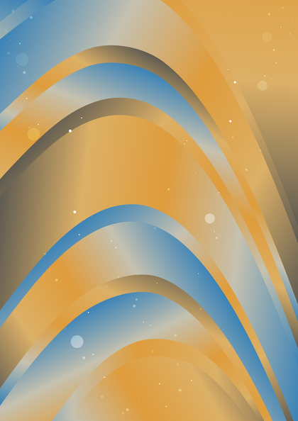 Blue Orange and Brown Gradient Curve Background Illustrator