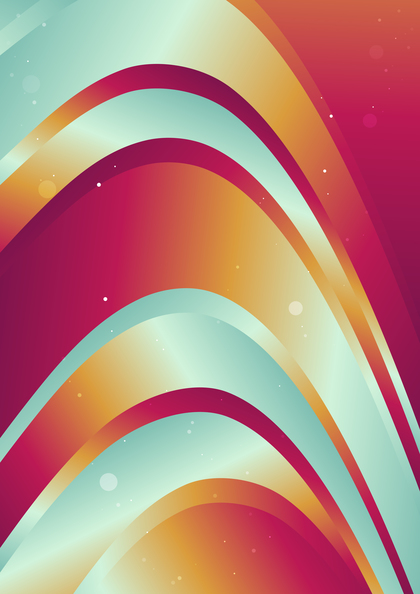 Pink Blue and Orange Abstract Gradient Curve Background Image